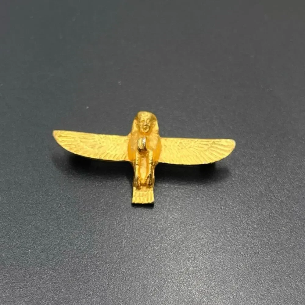 Alva‎ Museum Repro Ba Amulet Egyptian Soul Or Spirit of Afterlife Pin Brooch